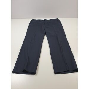 Yves Saint Laurent Pants Mens 38x30 Navy Blue Wool Dress Slacks Made in Italy